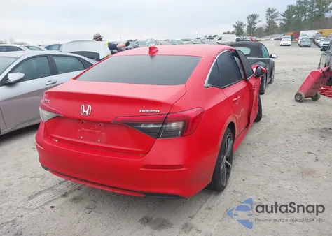 2024 Honda Civic Touring z USA, uszkodzony, nr VIN 2HGFE1F96RH315046